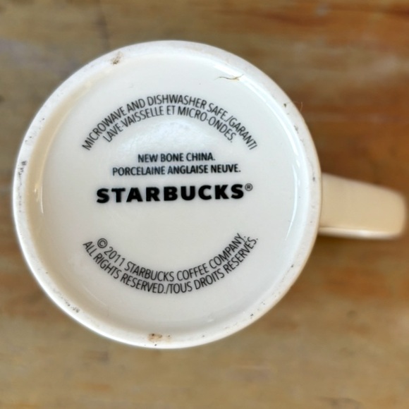 Starbucks 2011 Holiday Winter Fun Collector Mug Figural Red Airplane Handle 8oz - Picture 7 of 9